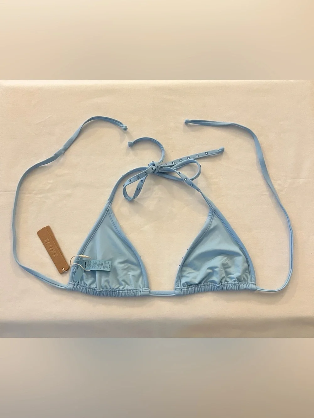 SKIMS RHINESTONE TRIANGLE BIKINI TOP